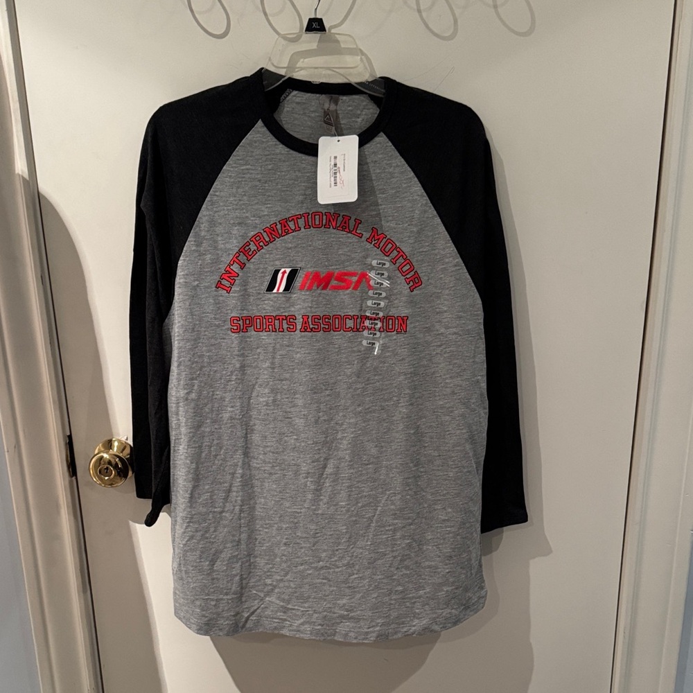 IMSA NWT International Motor Sports Asso. Men's 3/4 length sleeve non smoke home